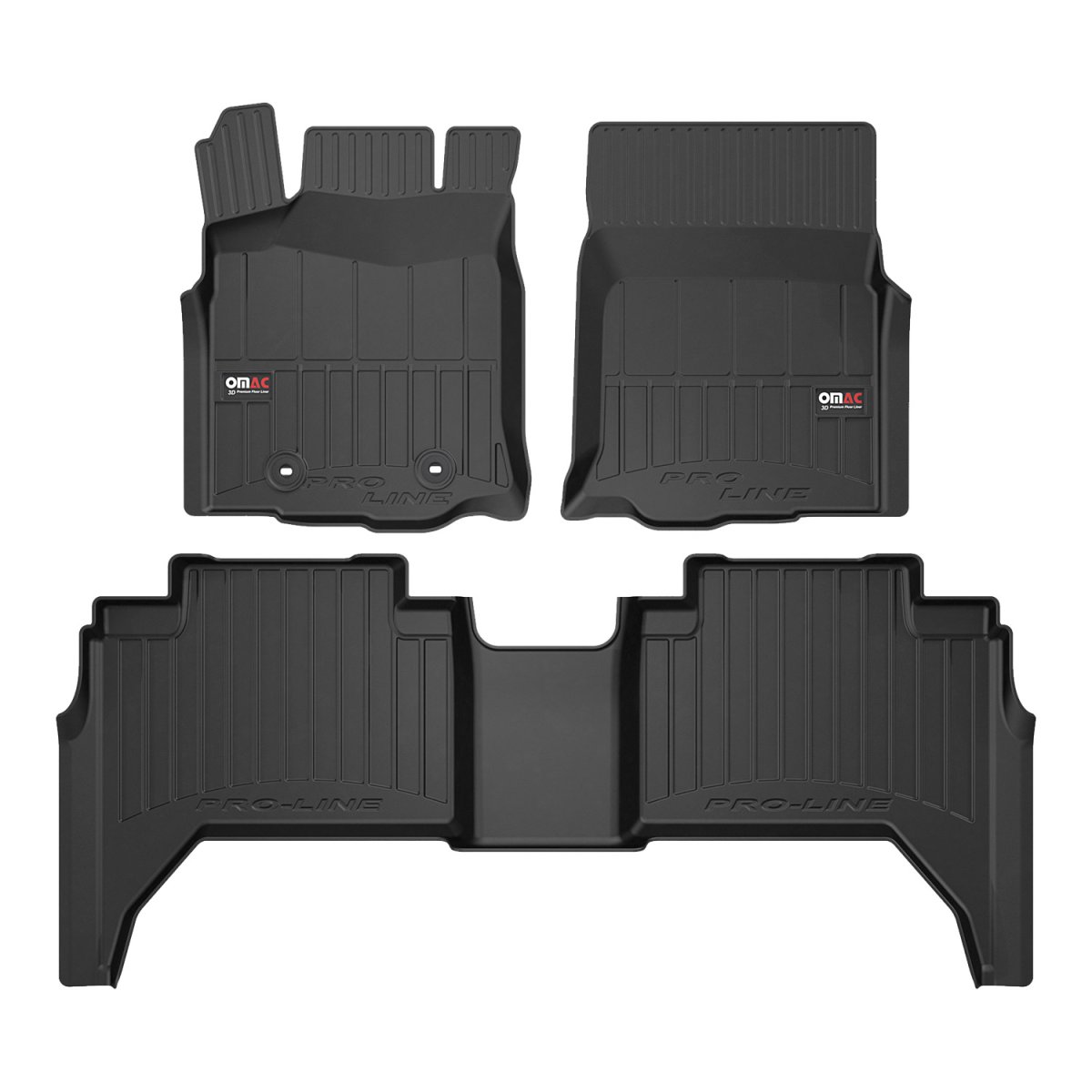 Toyota Tacoma Floor Mat - Omac - Proline Premium TPE - Black - 2016